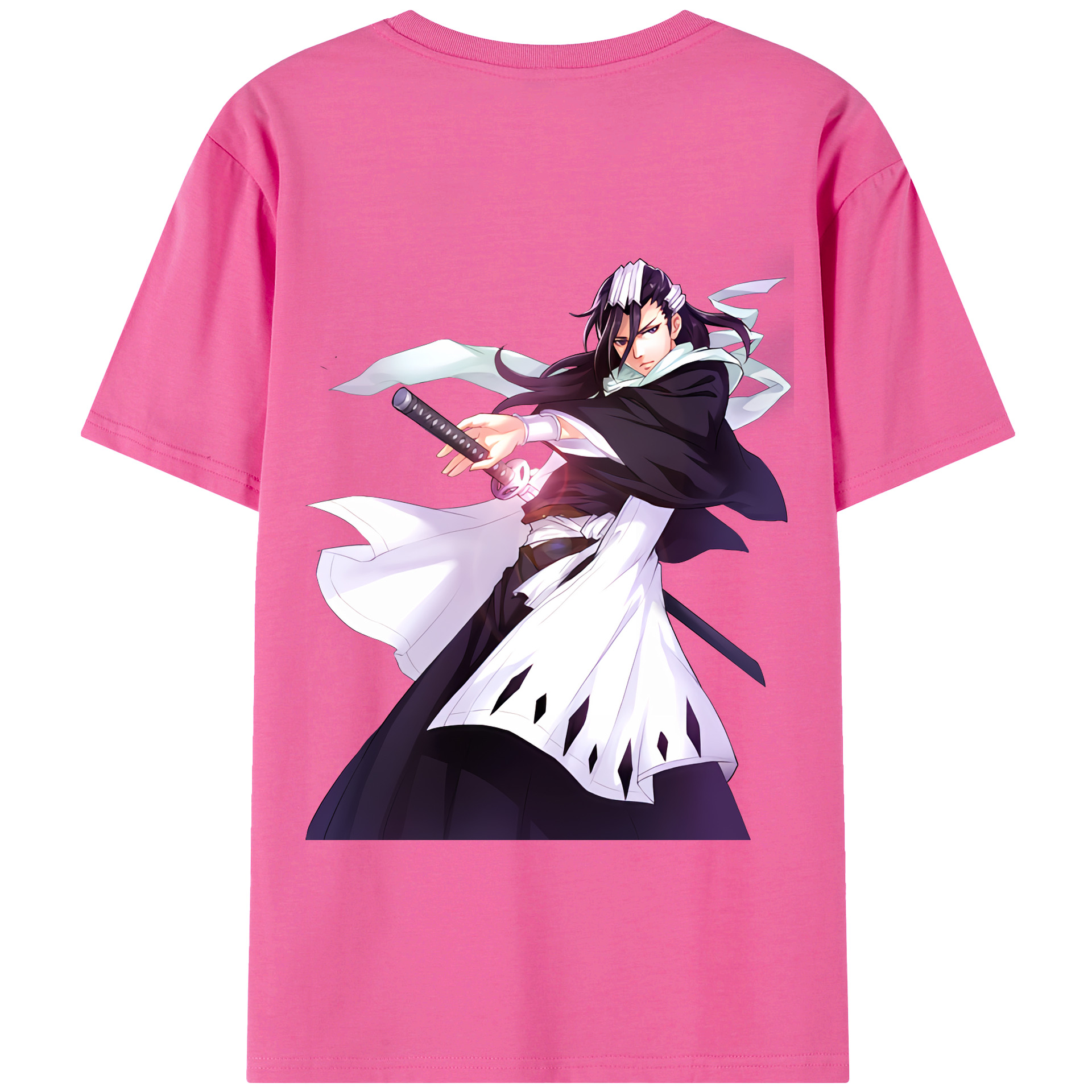 （画像用） ブリーチ くちき びゃくや BLEACH Kuchiki Byakuya レディース半袖Tシャツ(バックプリント)